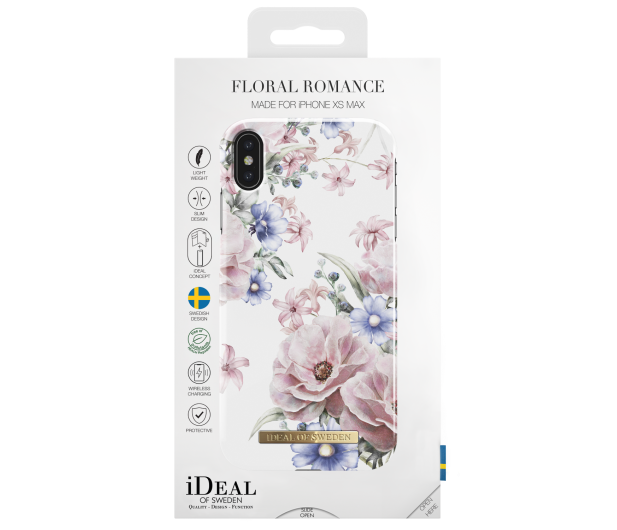Etui Fashion Case do iPhone XS Max kwiatowe - 1390702 - zdjęcie 3
